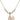 Saint Christopher Crystal Necklace | 1/2 inch | 4mm Beads   14kt Gold Filled