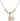 Saint Christopher Crystal Necklace | 1/2 inch | 4mm Beads   14kt Gold Filled