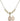 Saint Christopher Crystal Necklace | 1/2 inch | 4mm Beads   14kt Gold Filled