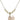 Saint Christopher Crystal Necklace | 1/2 inch | 4mm Beads   14kt Gold Filled