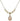 Saint Sebastian Crystal Necklace | 1/2 inch | 4mm Beads   14kt Gold Filled