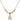 Saint Sebastian Crystal Necklace | 1/2 inch | 4mm Beads   14kt Gold Filled