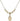 Saint Sebastian Crystal Necklace | 1/2 inch | 4mm Beads   14kt Gold Filled