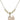 Saint Sebastian Crystal Necklace | 1/2 inch | 4mm Beads   14kt Gold Filled
