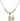 Saint Sebastian Crystal Necklace | 1/2 inch | 4mm Beads   14kt Gold Filled