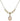 Saint Sebastian Crystal Necklace | 1/2 inch | 4mm Beads   14kt Gold Filled