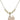 Saint Sebastian Crystal Necklace | 1/2 inch | 4mm Beads   14kt Gold Filled