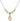 Saint Sebastian Crystal Necklace | 1/2 inch | 4mm Beads   14kt Gold Filled
