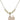 Saint Sebastian Crystal Necklace | 1/2 inch | 4mm Beads   14kt Gold Filled
