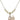 Saint Sebastian Crystal Necklace | 1/2 inch | 4mm Beads   14kt Gold Filled