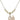 Saint Sebastian Crystal Necklace | 1/2 inch | 4mm Beads   14kt Gold Filled