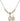 Saint Sebastian Crystal Necklace | 1/2 inch | 4mm Beads   14kt Gold Filled