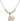 Saint Christopher Crystal Necklace | 1/2 inch | 4mm Beads   14kt Gold Filled