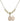 Saint Christopher Crystal Necklace | 1/2 inch | 4mm Beads   14kt Gold Filled