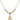 Saint Martin of Tours Crystal Necklace | 1/2 inch | 4mm Beads   14kt Gold Filled