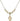 Saint Vincent Ferrer Crystal Necklace | 1/2 inch | 4mm Beads   14kt Gold Filled
