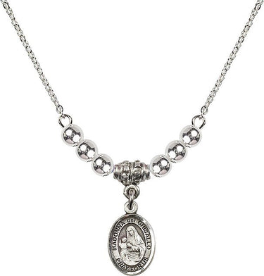 Collar de cristal Madonna del Ghisallo | 1/2 pulgada | Cuentas de 4 mm