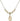 Our Lady of Fatima Crystal Necklace | 1/2 inch | 4mm Beads   14kt Gold Filled