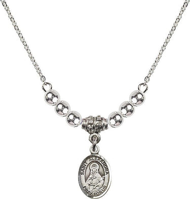 Collar de cristal Santa Alexandra | 1/2 pulgada | Cuentas de 4 mm | N22-9215