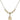 Saint Ignatius of Loyola Crystal Necklace | 1/2 inch | 4mm Beads   14kt Gold Filled
