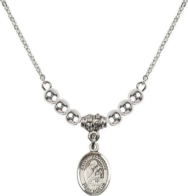 Collar de cristal de San Luis Gonzaga | 1/2 pulgada | Cuentas de 4 mm | N22-9225