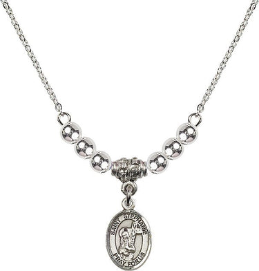 Collar de cristal de Santa Estefanía | 1/2 pulgada | Cuentas de 4 mm | N22-9228