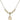 Cross Crystal Necklace | 1/2 inch | 4mm Beads   14kt Gold Filled