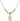 Cross Crystal Necklace | 1/2 inch | 4mm Beads   14kt Gold Filled