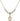 Saint Bernard of Clairvaux Crystal Necklace | 1/2 inch | 4mm Beads   14kt Gold Filled