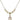 Saint John Paul II Crystal Necklace | 1/2 inch | 4mm Beads   14kt Gold Filled