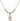 Saint John Paul II Crystal Necklace | 1/2 inch | 4mm Beads   14kt Gold Filled