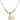 Pope Emeritace  Benedict XVI Crystal Necklace | 1/2 inch | 4mm Beads   14kt Gold Filled