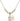 Pope Emeritace  Benedict XVI Crystal Necklace | 1/2 inch | 4mm Beads   14kt Gold Filled
