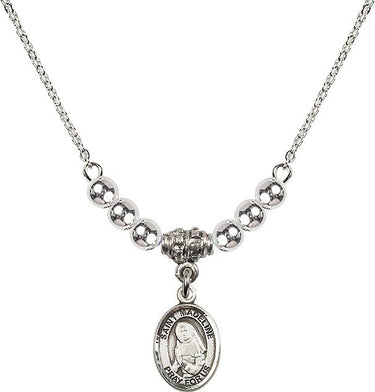 Collar de cristal Santa Magdalena Sofía Barat | 1/2 pulgada | Cuentas de 4 mm | N22-9236