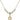 Cross Crystal Necklace | 1/2 inch | 4mm Beads   14kt Gold Filled
