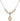 Cross Crystal Necklace | 1/2 inch | 4mm Beads   14kt Gold Filled