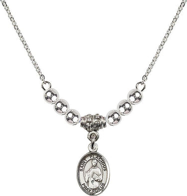 Collar de cristal de San Plácido | 1/2 pulgada | Cuentas de 4 mm | N22-9240