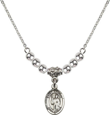 Collar de cristal de San Mauro | 1/2 pulgada | Cuentas de 4 mm | N22-9241