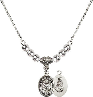 Collar de Cristal de Nuestra Señora del Carmen | 1/2 pulgada | Cuentas de 4 mm | N22-9243