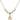 Blessed Trinity Crystal Necklace | 1/2 inch | 4mm Beads   14kt Gold Filled
