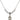 Saint Rebecca Crystal Necklace | 1/2 inch | 4mm Beads   Sterling Silver