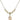 Saint Christian Demosthenes Crystal Necklace | 1/2 inch | 4mm Beads   14kt Gold Filled
