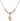 Saint Christian Demosthenes Crystal Necklace | 1/2 inch | 4mm Beads   14kt Gold Filled