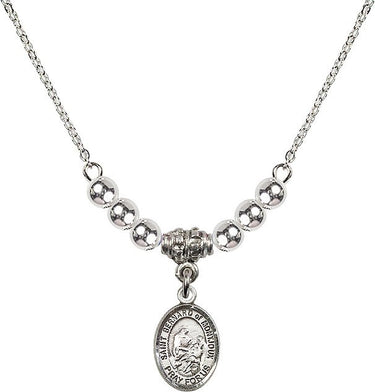 Collar de cristal de San Bernardo de Montjoux | 1/2 pulgada | Cuentas de 4 mm | N22-9264