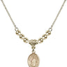 Our Lady of Africa Crystal Necklace | 1/2 inch | 4mm Beads   14kt Gold Filled