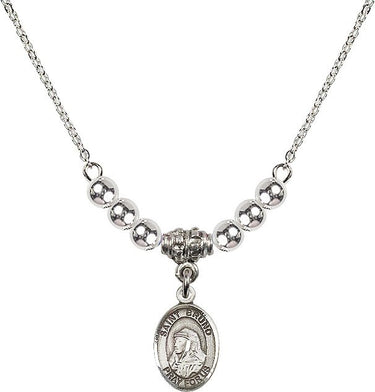 Collar de cristal San Bruno | 1.3 cm | Cuentas de 4 mm | N22-9270
