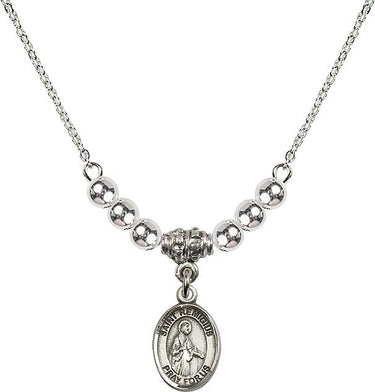 Collar de cristal de San Remigio de Reims | 1/2 pulgada | Cuentas de 4 mm | N22-9274