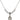 Saint Gabriel Possenti Crystal Necklace | 1/2 inch | 4mm Beads   Sterling Silver