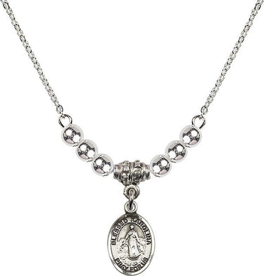 Collar de cristal de la beata Karolina Kozkowna | 1/2 pulgada | Cuentas de 4 mm | N22-9283