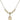 Our Lady of Lourdes Crystal Necklace | 1/2 inch | 4mm Beads   14kt Gold Filled